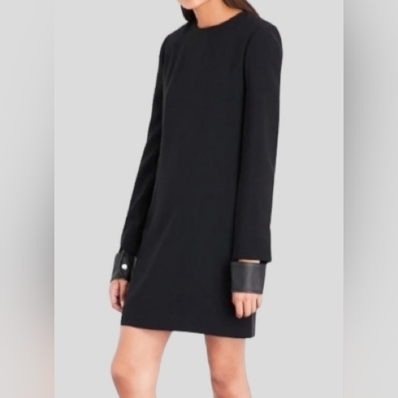 Helmut Lang Dresses & Skirts - 216. NWT Helmut Lang Elegant Leather Cuff Mini Dress